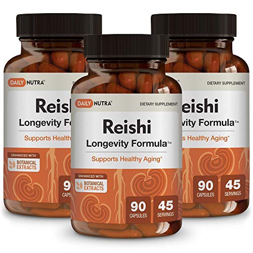 Reishi longevity formula by dailynutra - organic reishi…