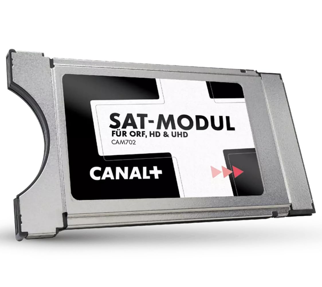 Canal+ HD Austria CI Modul CAM701 HD Karte (ORF HD, ATV HD, Puls 4 HD, über 80 HD-Sender, HD Austria TV-App, CI+ Steckplatz, einfache Installation) für Österreich