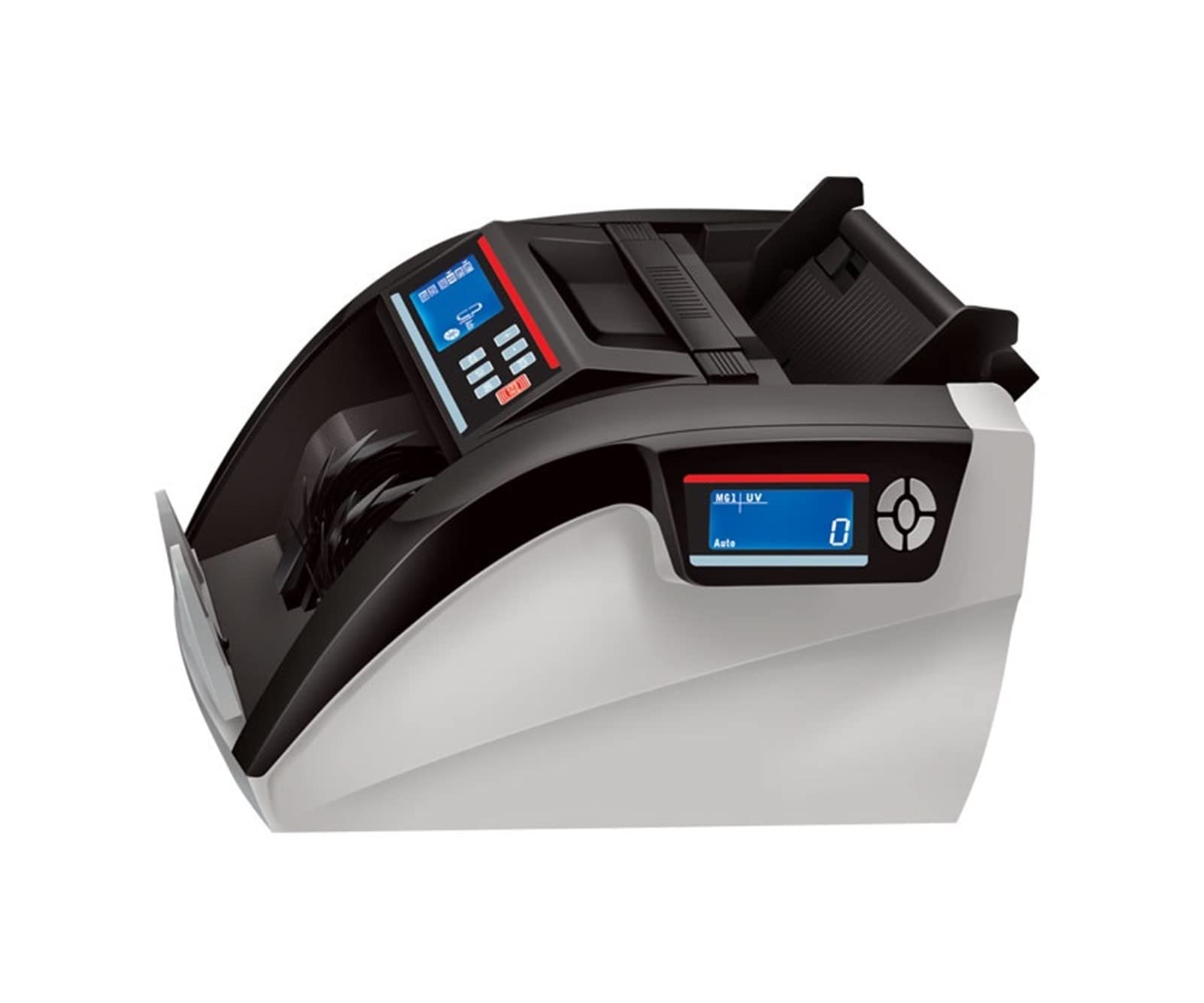 Contabanconote, Rilevatore di Banconote False, Contabanconote 5800D UV/MG, Macchina Contavalute Multivaluta con Display LCD, Veloce E Facile da Usare