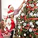 20 Stück Schneeflocken Weihnachtsbaum Deko Glitzer Weihnachtsbaumschmuck Deko Weiß Weihnachtsschmuck Christbaumschmuck Hängende Ornamente für Weihnachtsdeko, Baumschmuck Weihnachten