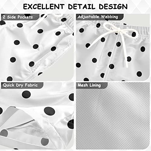 Aflyko Boys' Board Shorts Polka Dot Bathing Suit Toddler Swim Trunk Girls Beach Swimwear #TOP4