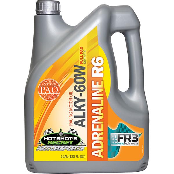 Aceite para motor sintético Hot Shot’s Secret Adrenaline R6 1 Galón miniatura 1
