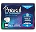 Prevail Air Overnight Incontinence Adult Briefs with Refastenable Tabs, Size 2, Large, 18 Count