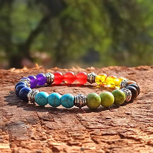 Image of Reiki Crystal Products Natural Crystal Stone Bracelet 8 mm Round Beads for Men & Women | Gemstone Jewellery Bracelet | Reiki Charged | Multiple Stone Variants Available