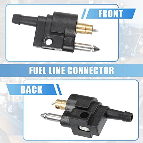 QUARKZMAN 3 Stück Auto Kraftstoffleitung Verbinder Schnellverschluss Anschluss Stecker Fittings für Marine Boot Motor 8mm 5/16\ Kraftstoffschlauch