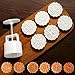Mid-Autumn Festival Moon Cake Mold Hand Press Cookie Stamps Pastry Tool 75g 6 Stamps DclobTop