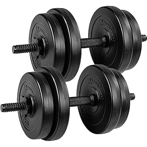 MOVIT Kurzhantel 2er Set, Kurzhantelset Varianten Gewicht 20kg, 30kg, 40kg, Kurzhanteln Stangen gerändelt mit Sternverschlüssen