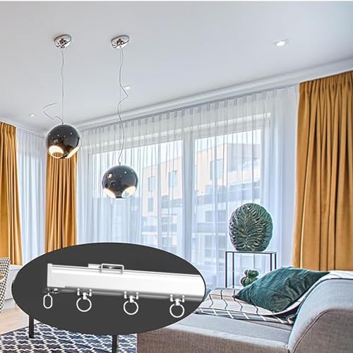 Rail à rideaux de qualité supérieure en aluminium durable W