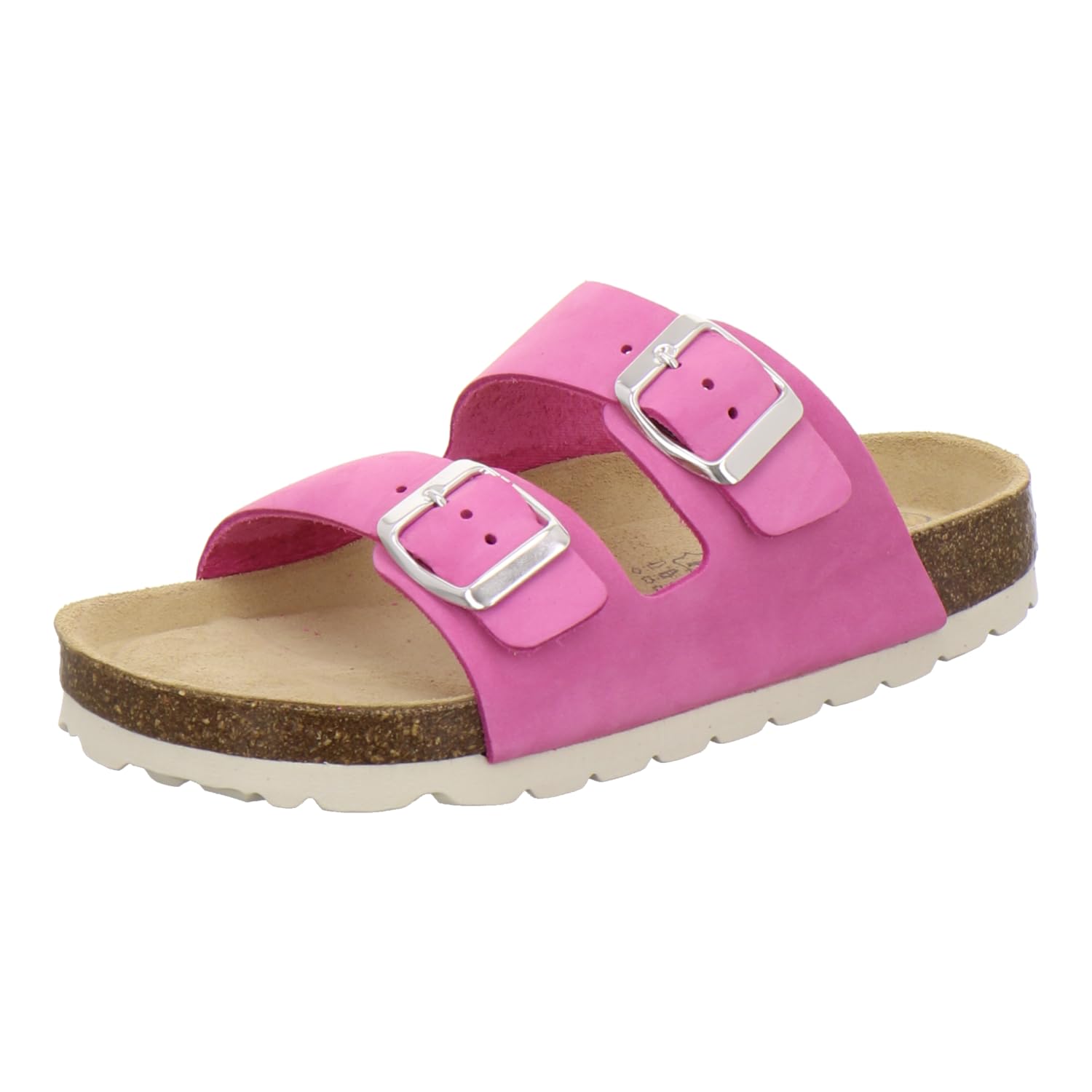 Bernardino Navy Spaanse kinder sloffen pantoffels van echt leer suede met handige opbergzak Voor