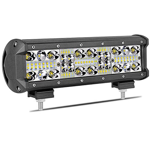LED Light Bar, Wayup 10 Inch 150W OSRAM Quad Row LED Light Spot Flood Combo Light Bar Off Road Driving Light LED Work Light Fog Light for ATV, UTV, Truck, Car, Boat, 4X4
