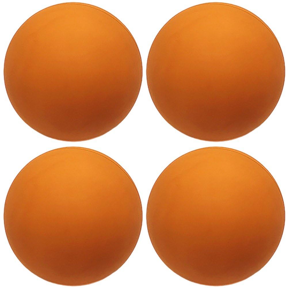 Ericetion 4pcs Squash Balls Professional High Elasticity Rubber Squash Bounce Ball High Visibility Sports Small Bouncing Hollow Sport Balls for Elite Competition/training