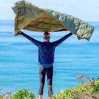Get Out Gear Daunen-Campingdecke – für den Außenbereich, leicht, verstaubar, 650 Füllung, kompakt, wasserdicht und warm, Rucksackreisen, Steppdecke für Camping, Wandern, Reisen, Hängematte – Ansicht 7