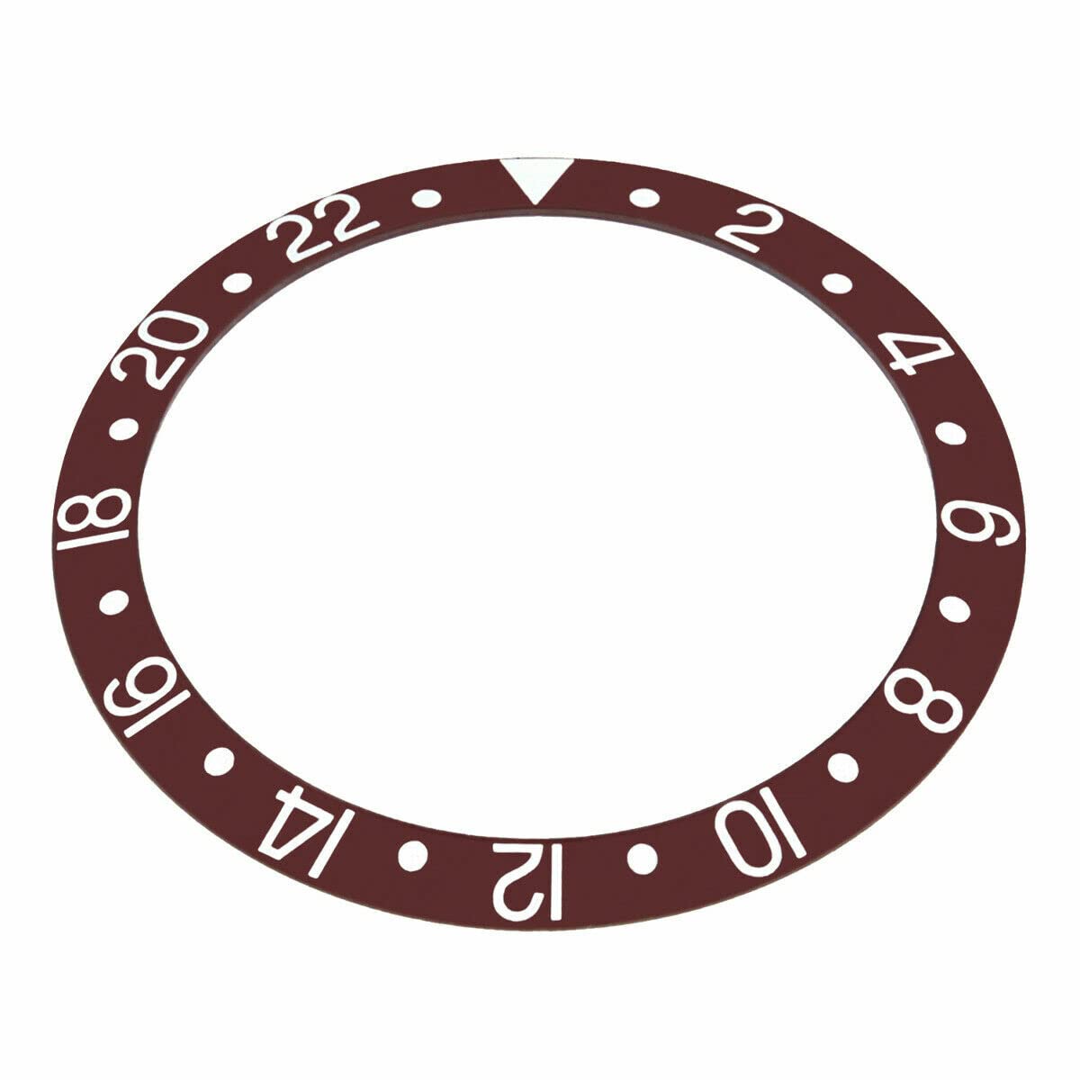 Ewatchparts Bezel Insert Compatible With Rolex GMT Master II 16710, 16700, 16760 Brown