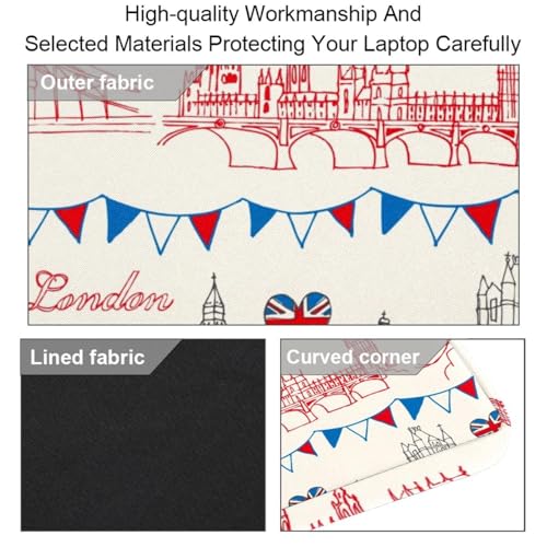 Sacoche ordinateur 13-14.5 pouces London Tower Bridge pour tablette - 3