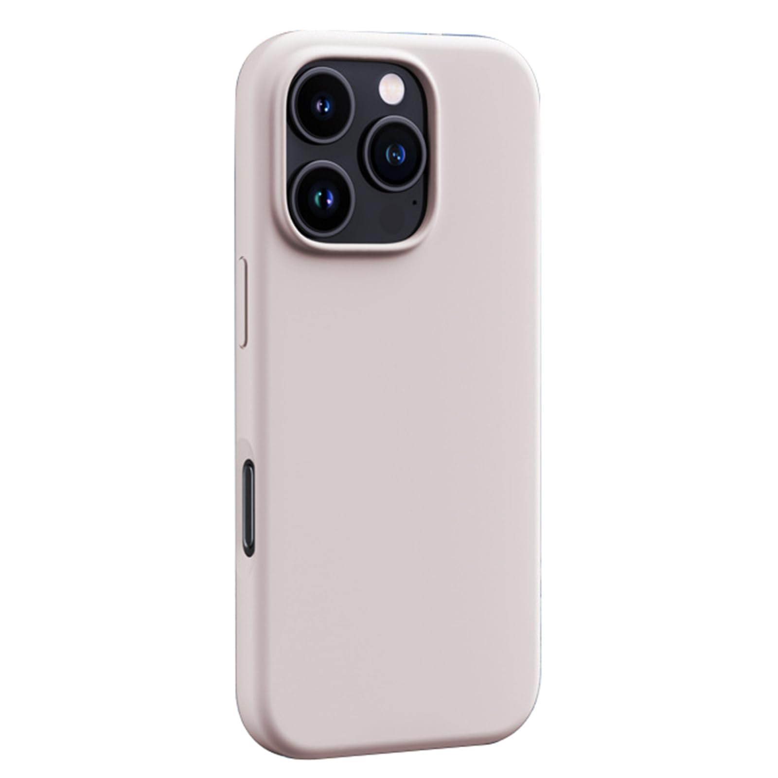 Funda Ultradelgada para iPhone 16/16 Pro/16 Plus/16 Pro MAX, Funda De Silicona Líquida De Lujo con Tacto De Piel, Protección A Prueba De Golpes, Funda Magnética,16pro MAX,Pink