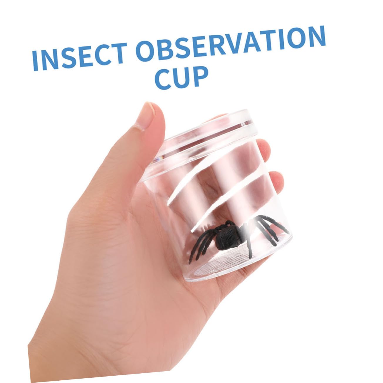 Hemobllo 9 piezas Cajas Observación Insectos con Contenedores Multiusos para Espaciosas Rejilla Medidora para Coleccionar y Estudiar Insectos y Elementos Naturales