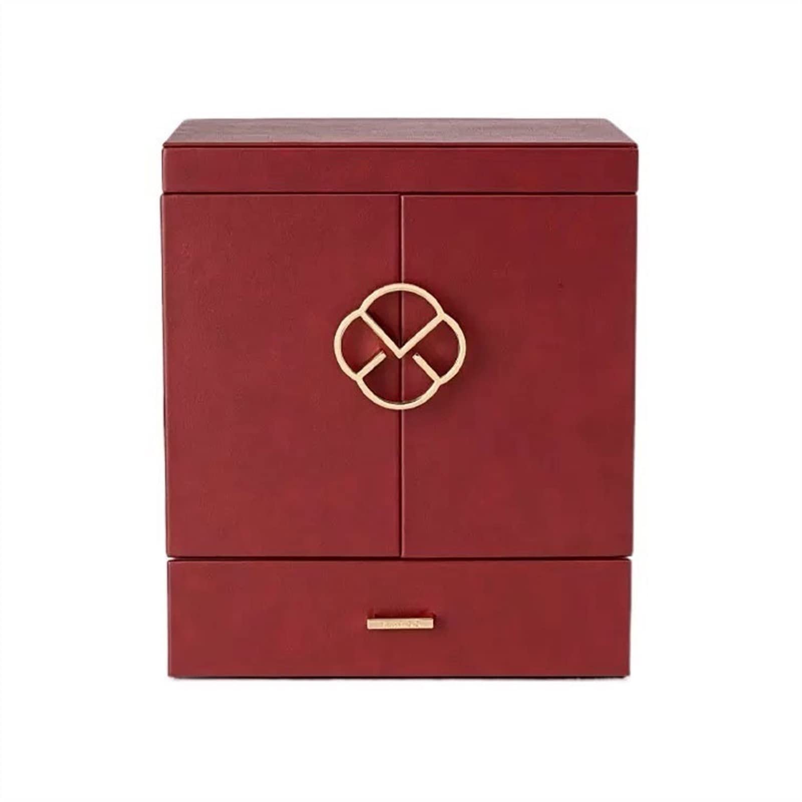 HDBCYUAZ Exquisite Multi-functional Jewelry Box Large Capacity Design Desktop Storage Cabinet Multi Drawer(B)