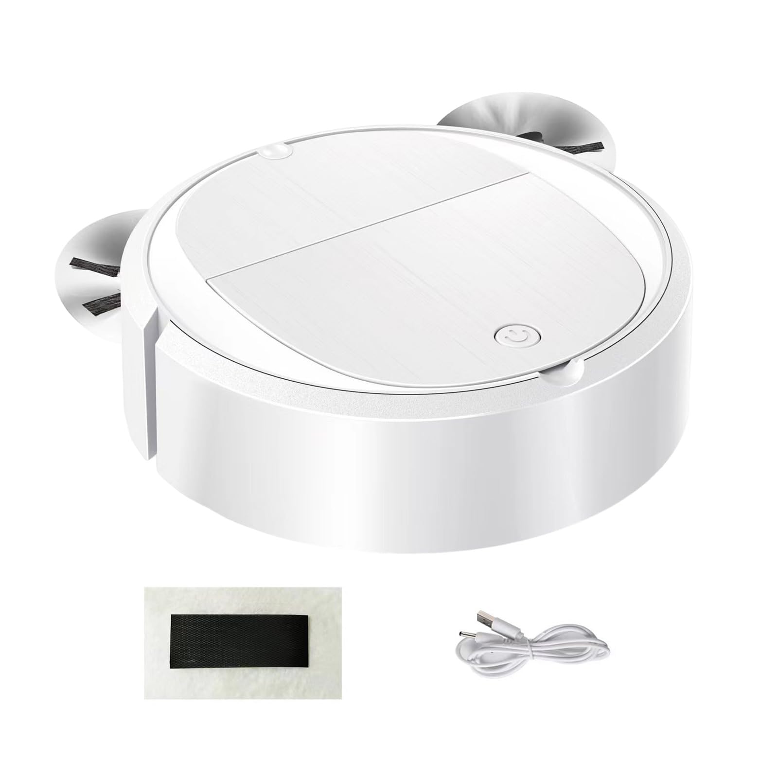 Uqezagpa White Intelligent Robot Vacuum Sweeperes Powerful Robot Vacuum Small Home Appliances Powerful Floor Sweepers Cleaners