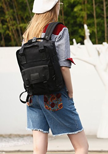 black himawari backpack