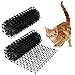 Produktbild NAMYEUT 2 Stück 200 x 28cm Abwehrstreifen, Katzenabwehrmatte, Katzen Abwehrstreifen, Katzenabwehr Dornengitter, Tier-Barriere Garten, Geeignet für Innenund Außengärten, Schwarz