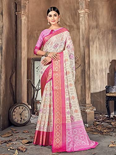 Elina fashion Women's Ready to Wear Saree - One Minute Pre Pleated Indian Saree- With Unstiched Blouse2