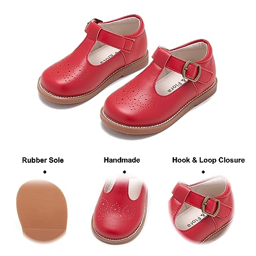 Image of Felix & Flora Toddler Little Girl Mary Jane Dress Shoes - Ballet Flats for Girl Party School Shoes