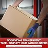Scowyking Clear Packing Tape 12 Rolls,2.7 mil Thick,2 inch Wide,68 Yards Per Roll,Total 816Y,Ultra Strong,Heavy Duty Packaging Tape for Shipping Packaging Moving Sealing #2