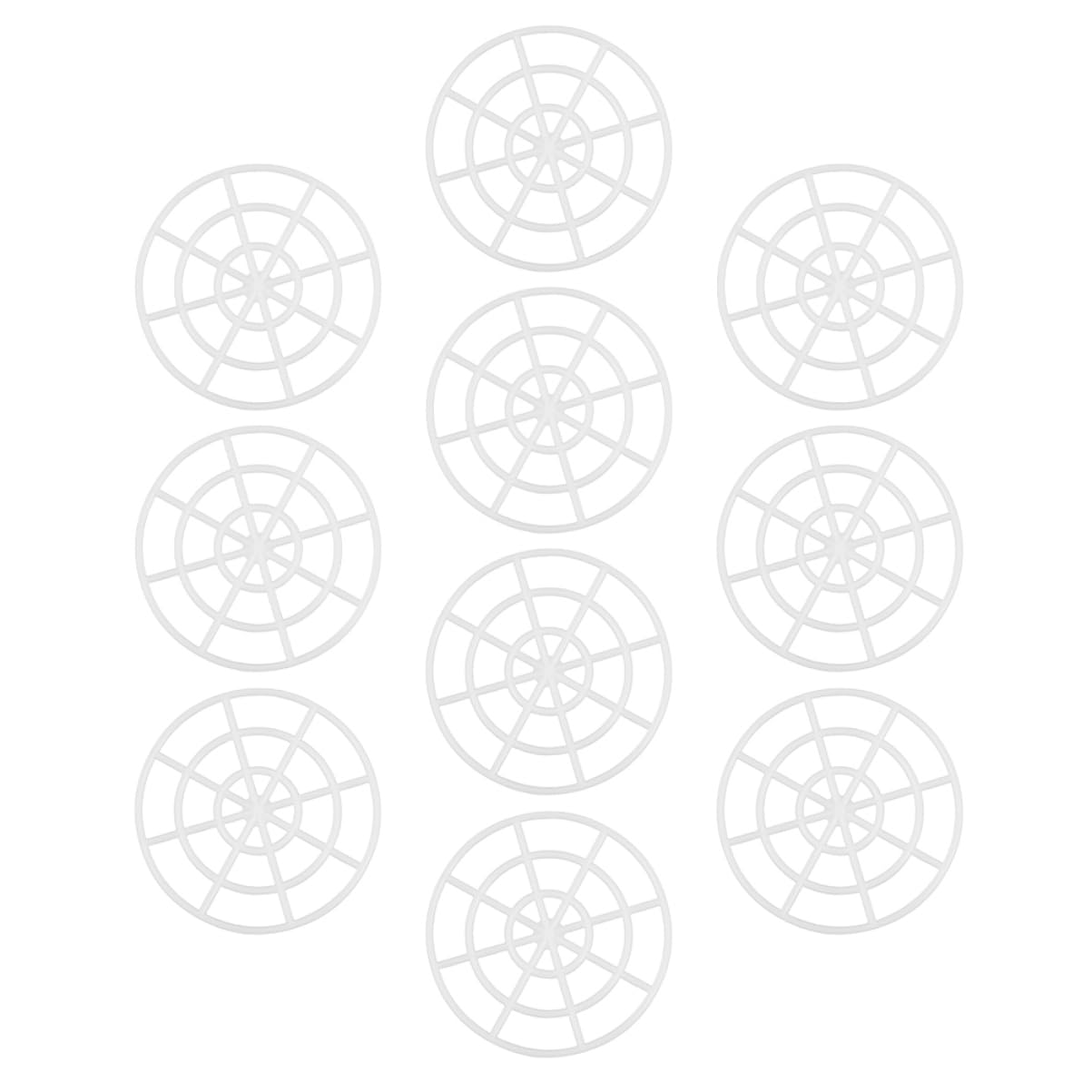 STOBAZA 10pcs Vegetable Press Plate Jar Fermenting Weight Kitchen Pickling Tool Versatile Easy to Operate