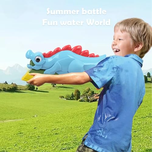 Image of Storio Cute Crocodile Holi Pichkari Water Gun Toy for Kids with Upto 26Ft Range |High Pressure Mechanism Ideal Outdoor Toy for Pool & Beach Fun