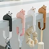 Foldable Purse Hanger for Table & Desk, Portable Non-Slip Table Hooks for Hanging Bags, Keys, Clothing, Travel, Office, Home, Kitchen Accessories, Brown