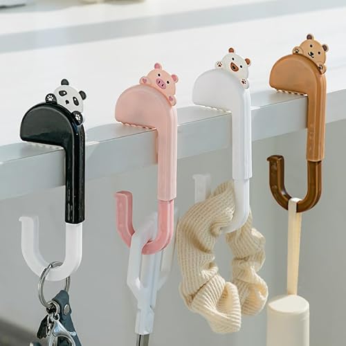 Foldable Purse Hanger for Table & Desk, Portable Non-Slip Table Hooks for Hanging Bags, Keys, Clothing, Travel, Office, Home, Kitchen Accessories, Black