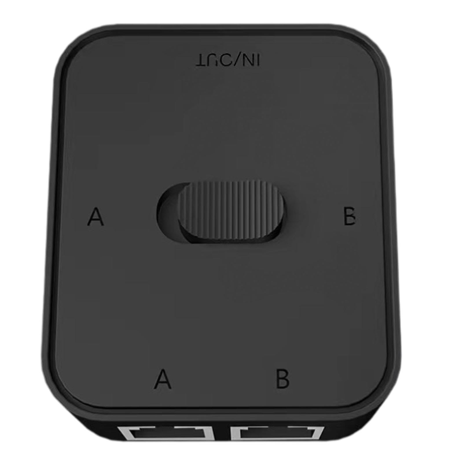 1000Mbps Ethernet Network Adapter Compact Double Port Network Hub for Office Black Computers/Tablets & Networking|Enterprise Networking, Servers|Switches & Hubs|Network Switches-image-39