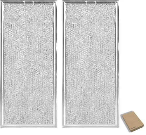 Set 2 Pack Microwave Grease Filter Replacement for Samsung ME18H704SFW/AA ME21F707MJT/AA ME21H706MQB/AA ME21H706MQG/AA ME21H706MQS/AA Microwave
