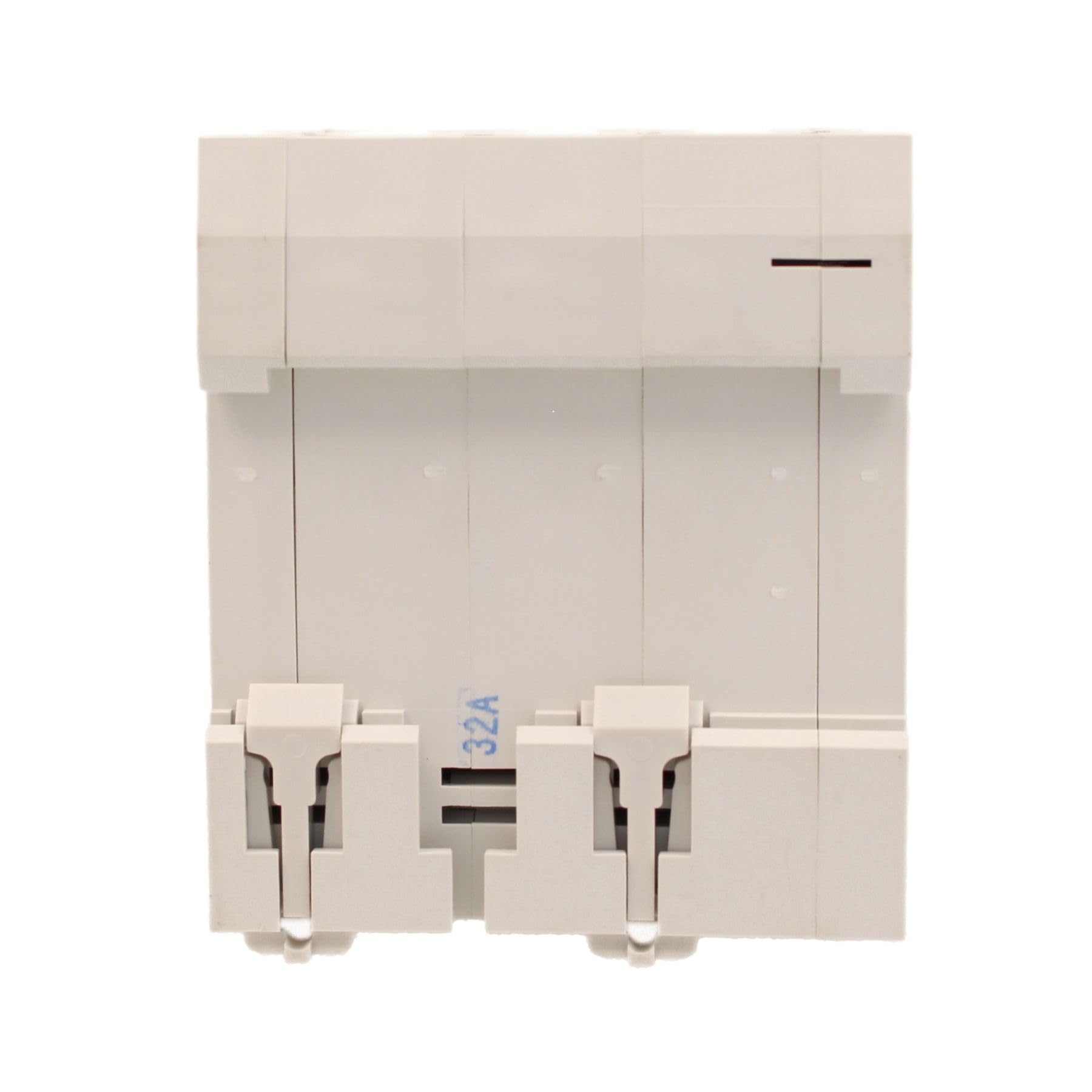Interruptor diferencial magnetotérmico trifásico tipo A, 32 A C32, RCBO 3P+N 6 kA 30 mA Curva C 380 V, 4 módulos DIN, serie PL8M4 profesional electromagnética