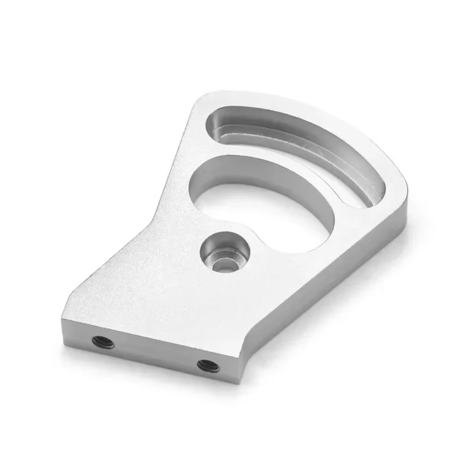 RC Car Accessories for Traxxas for E-Revo for Revo 2.5/3.3 Brushless Conversion Motor Holder Motor Mount Bracket for Seat RC Car Upgrade Accessories Replacement(Silver)