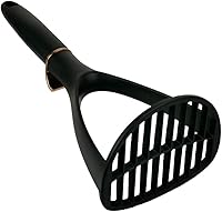 Vista 7 de TENTA KITCHEN Good Grips - Trituradora de patatas sólidas de nailon para utensilios de cocina antiadherentes con mango de acero inoxidable