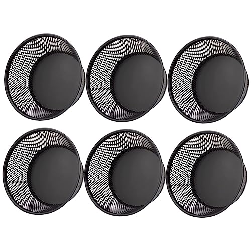 FUNOMOCYA Paperclip Holder Set Desk Organizer Mesh Clip Holder Black Office Supplies