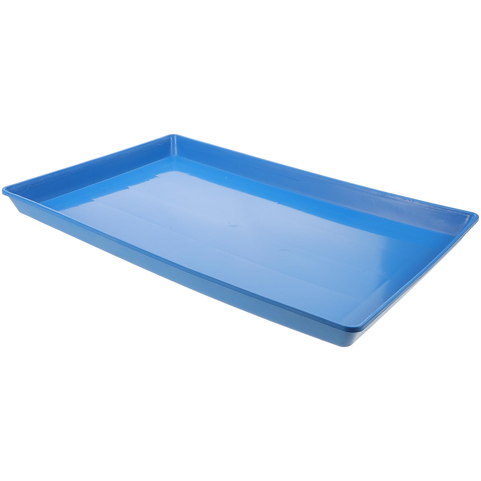 SHOWERORO Vassoio per Escrementi in Plastica Bordi Alti per Cani e Conigli, Vaschetta Inferiore per Gabbia Resistente a Perdite, per Lettiera Domestica 44X29X3 CM
