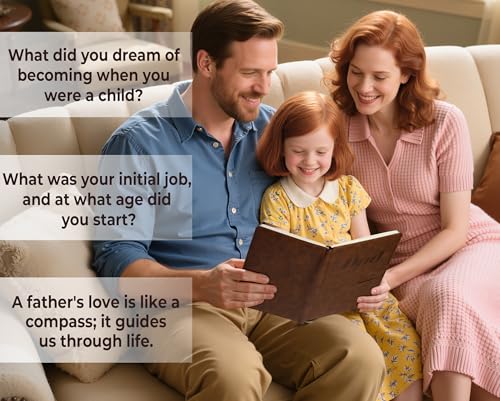 Dad I Want to Know Your Life Story Leather Journal (Hardcover) - Birthday Gifts for Dad - Guided Legacy Journal to Share His Life Story - Ideal Gifts for Fathers Day from Daughter Son - Image 5