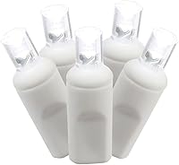 Vista 10 de Vickerman Juego de 100 luces LED de gran angular púrpura claro en cable blanco