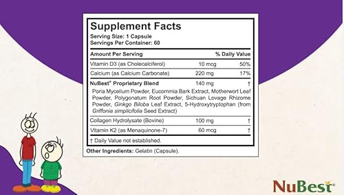 Bundle Of Doctor Plus - Powerful Bone Strength Formula - Supports Strong, Healthy Bones & Nubest Tall Kids 60 Chewable Tablets With Berry Flavor For Kids 2-9 Year Old - Support Kids Grow And Healthy #TOP6