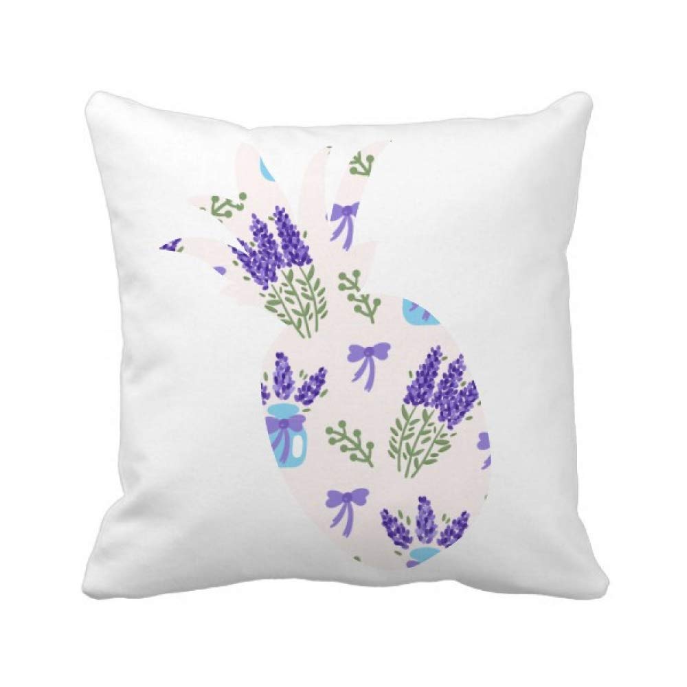 Housse de coussin fleurs et lavande pour décorer votre salon provençal