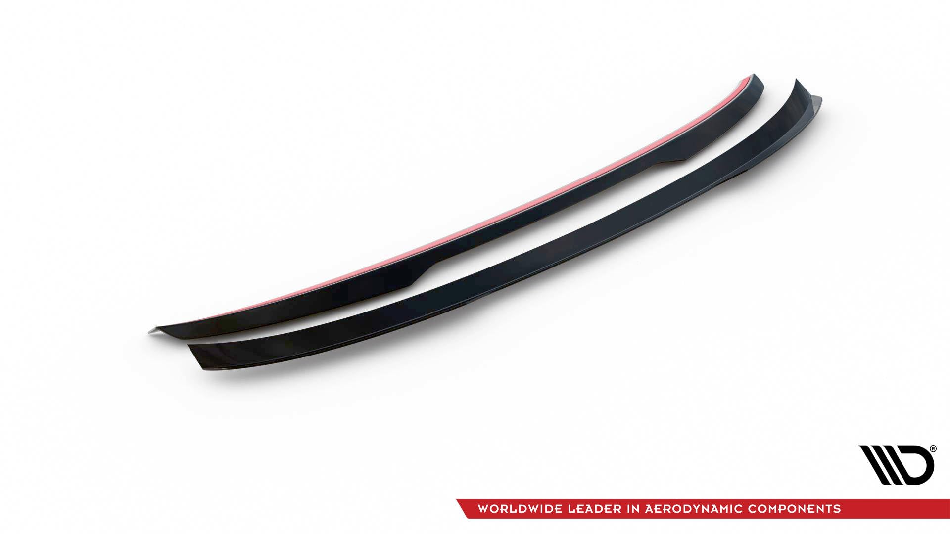 Maxton Design Heckspoiler Lippe für Audi A3 / S3 / RS3 / A3 S-Line Limousine 8Y Hochglanz schwarz