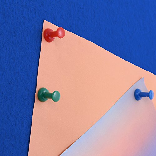 Dexboard Aluminum Framed Wall Mounted 48 X 36 Inch Fabric Bulletin Board Message Note Board For Home Office School, Blue #TOP3