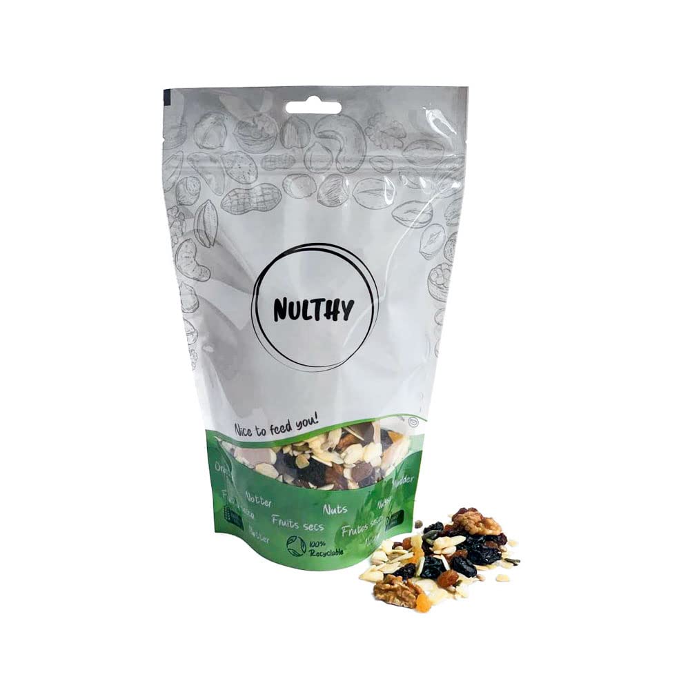 NULTHY 500g - Mix para Ensalada, Mezcla de Frutos Secos Naturales, Topping Crujiente Nutritivo