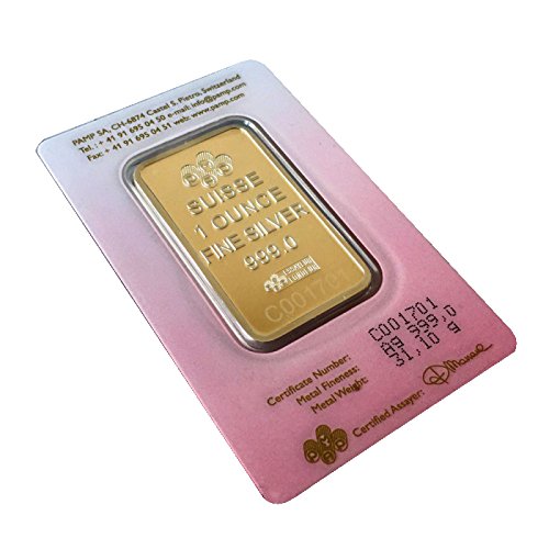 Pamp Suisse Silver Bar 31.1 g Silver Love Always Design