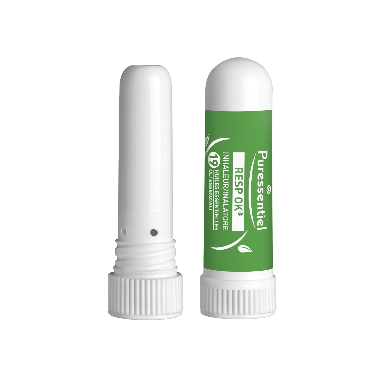 Puressentiel - RESP OK Inalatore - Aiuta a Respirare Liberamente - Con 19 Oli Essenziali 100% puri e naturali - Formula 100% Naturale - Vegan e Cruelty Free - 1 ml