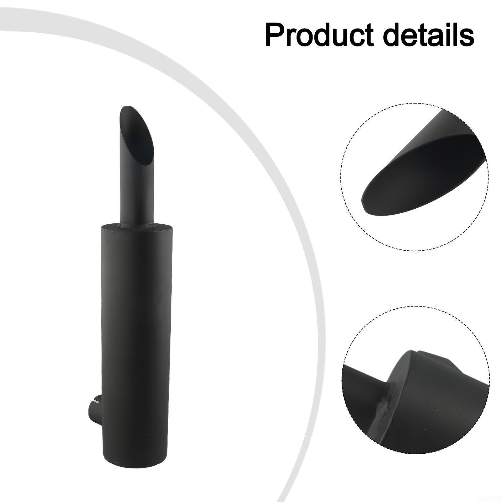 HpLive Silenciador 105-296 compatible con para tractores de jardín CADET K241 K301 K321 Reemplazo para 393840-R91 Metal robusto Silencioso Tubo de escape fácil montaje negro