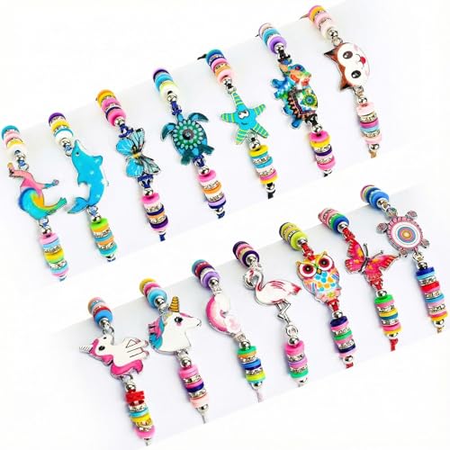 LovesTown 14 PCS Bracelets for Girls, Kids Bracelets Friendship Braided with Animal Woven, Dress Up Toddler Play Jewelry Girls Party Favors...