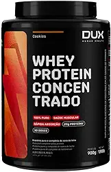 Whey Protein concentrado 900g sabor cookies - DUX HUMAN HEALTH